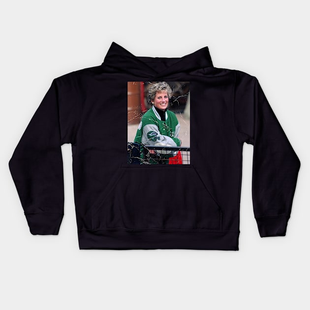 princess diana eagles fan Kids Hoodie by dance girl and mousse podcast